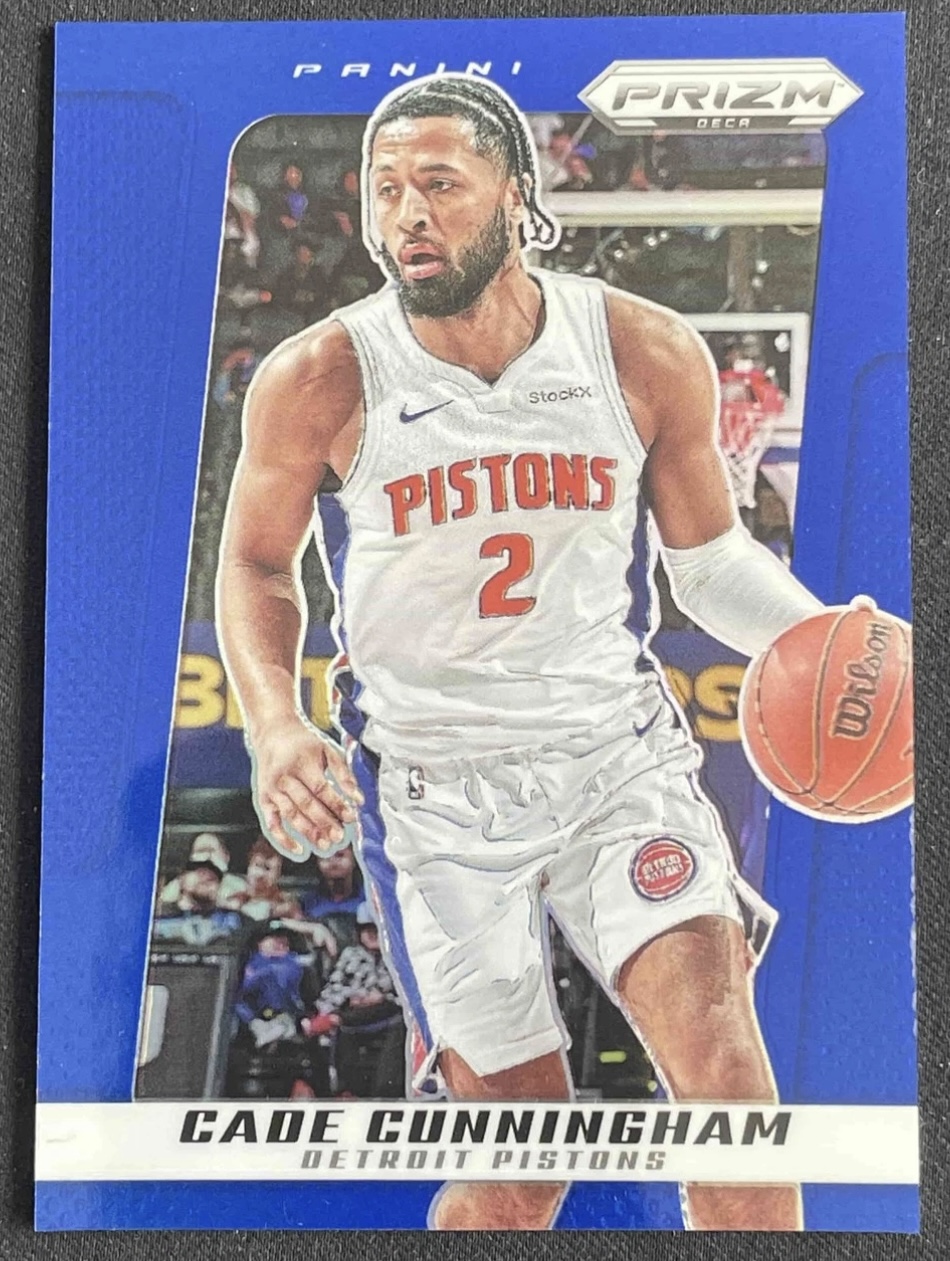 2024-25 Panini Prizm Deca — Base — Cade Cunningham #197 — Blue Prizm /149 實物相