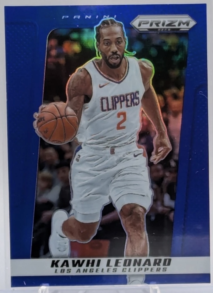 2024-25 Panini Prizm Deca — Base — Kawhi Leonard #126 — Blue Prizm /149 實物相