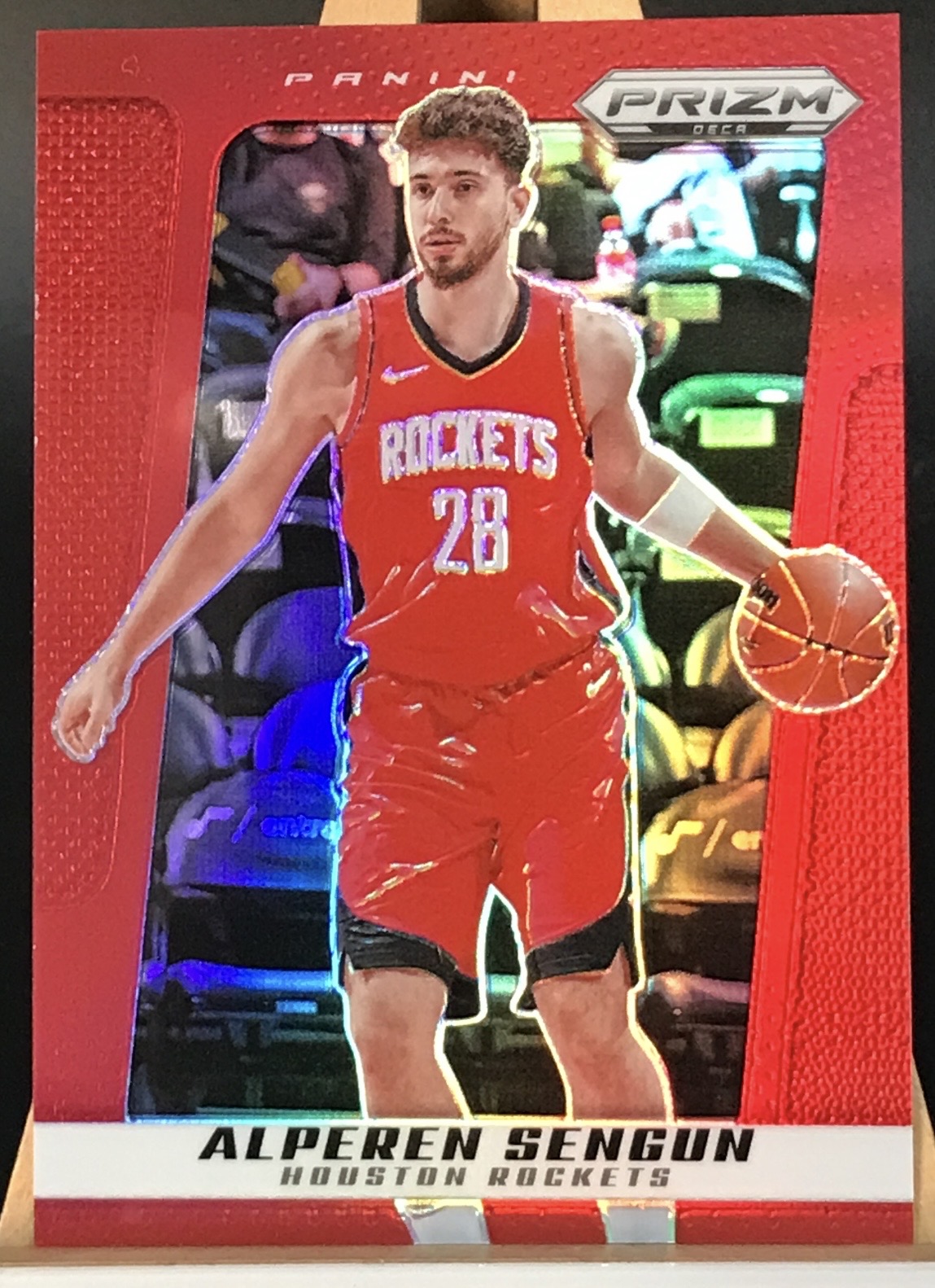 2024-25 Panini Prizm Deca — Base — Alperen Sengun #114 — Red Prizm /199 實物相