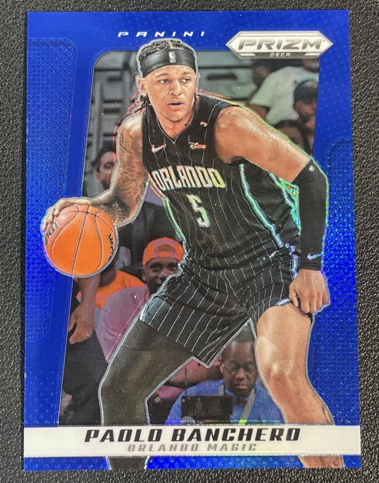 2024-25 Panini Prizm Deca — Base — Paolo Banchero #19 — Blue Prizm /149 實物相