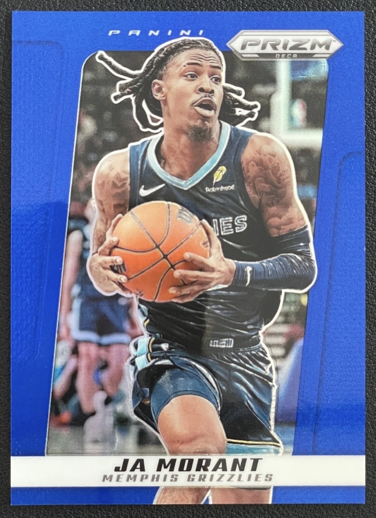 2024-25 Panini Prizm Deca — Base — Ja Morant #138 — Blue Prizm /149 實物相