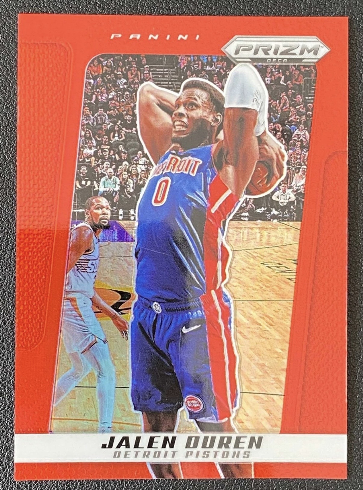 2024-25 Panini Prizm Deca — Base — Jalen Duren #140 — Red Prizm /199 實物相